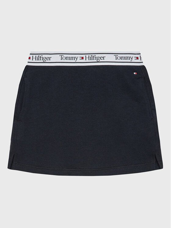 Tommy Hilfiger Spódnica KG0KG07158 M Granatowy Regular Fit