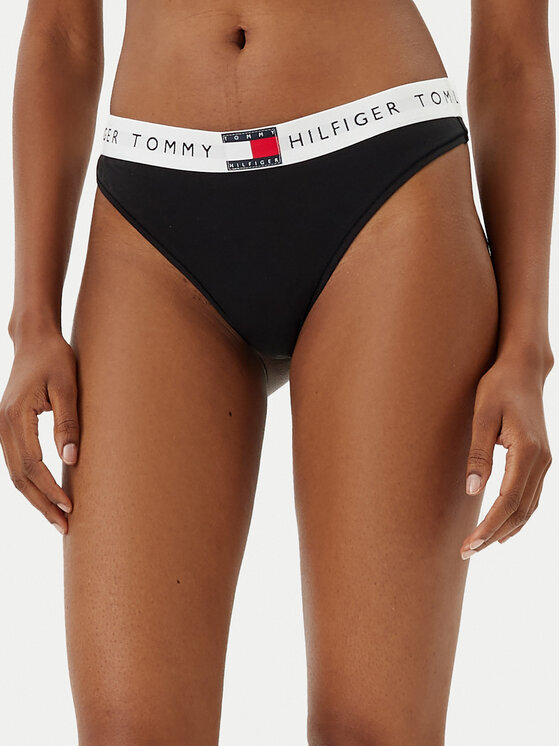 Tommy Hilfiger Stringi UW0UW06039 Czarny