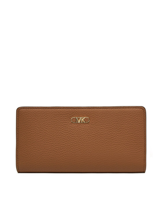 MICHAEL Michael Kors Duży Portfel Damski 32S5G8EF3L Brązowy