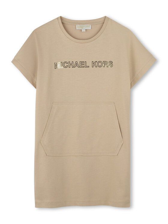 Michael Kors Sukienka codzienna R30353 S Beżowy Regular Fit