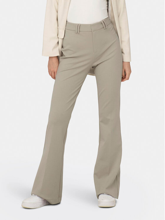 ONLY Spodnie materiałowe Peach 15298660 Beżowy Flared Fit