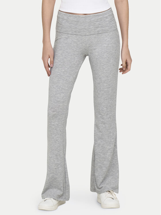 ONLY Legginsy Glamour 15339771 Szary Slim Fit