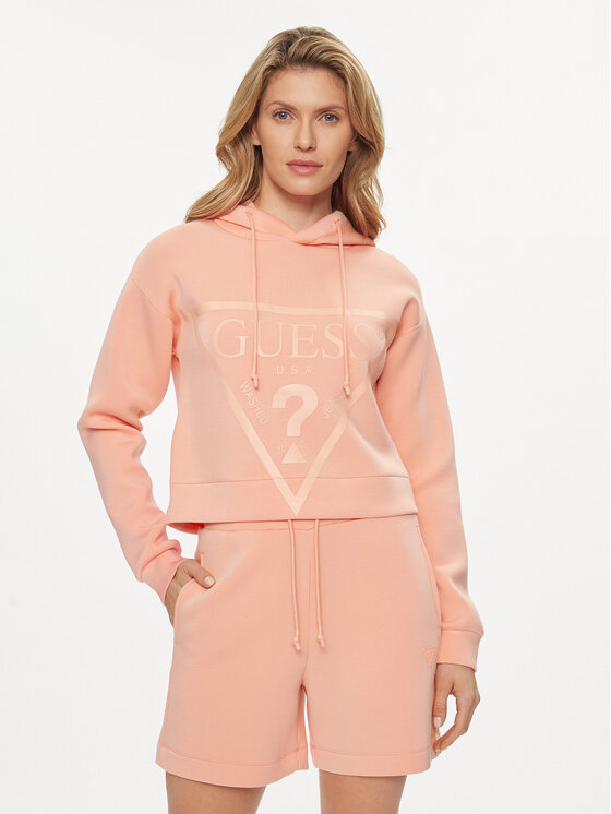 Guess Bluza New Alisa V2YQ08 K7UW2 Koralowy Regular Fit