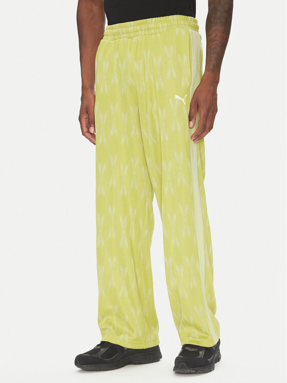 Puma Spodnie dresowe The NeverWorn V T7 631492 Zielony Regular Fit