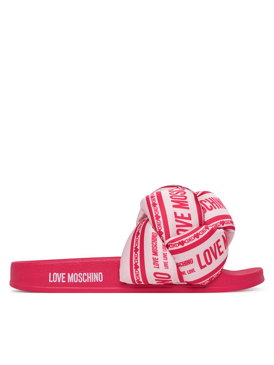 LOVE MOSCHINO Klapki JA28312G0MIW360A Różowy