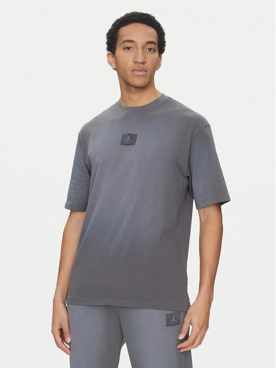 Nike T-Shirt FZ1914 Szary Regular Fit