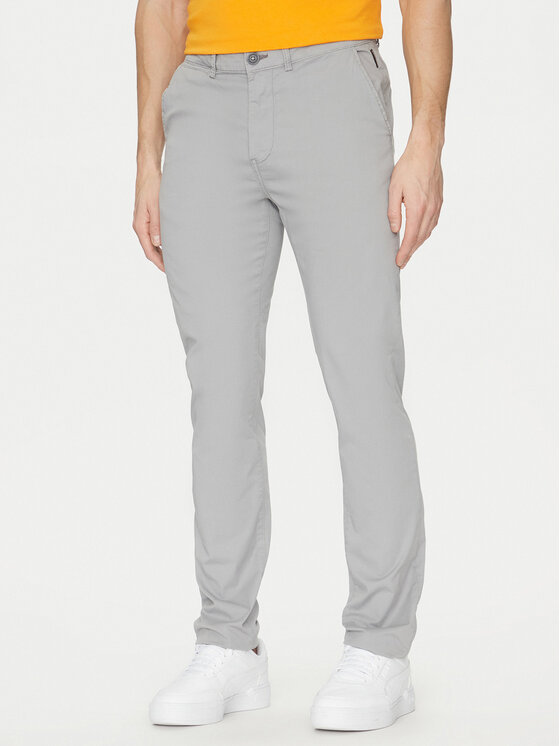 Napapijri Chinosy M-Puyo NP0A4H98 Szary Slim Fit