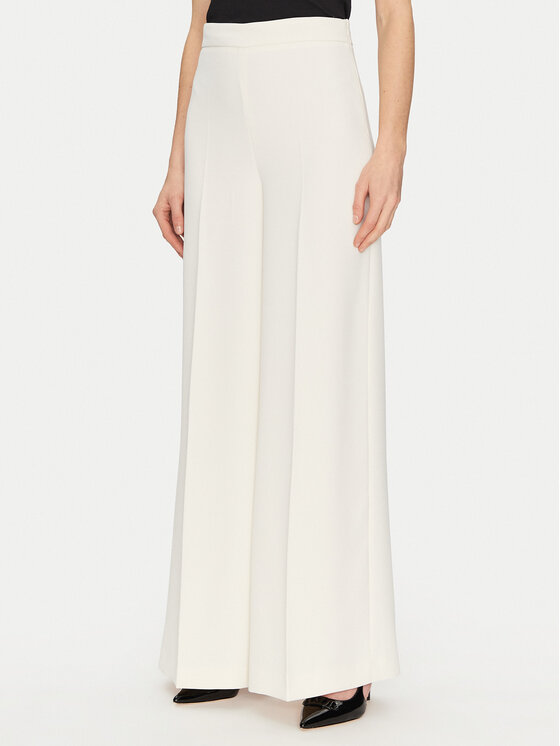 TWINSET Spodnie palazzo 251TP2102 Écru Wide Leg