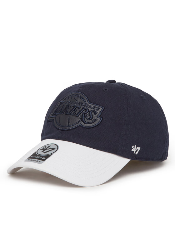 47 Brand Czapka z daszkiem Los Angeles Lakers Tommy Hilfiger Courtside '47 Clean Up THCCU174GWL Granatowy