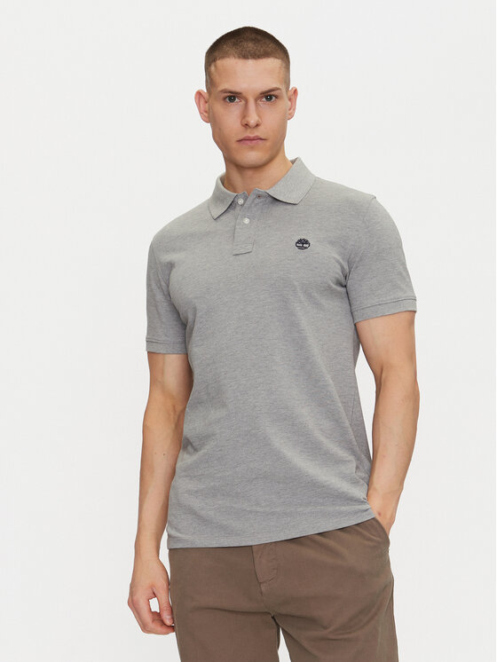 Timberland Polo TB0A6VDP Szary Regular Fit
