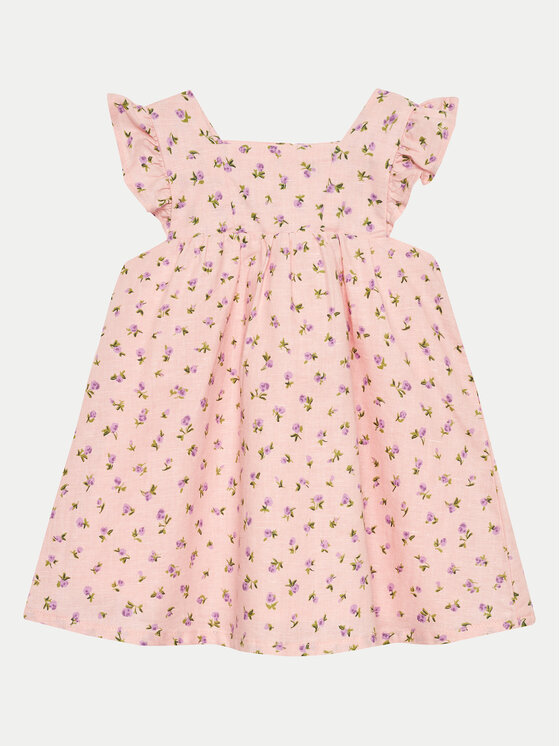 United Colors Of Benetton Sukienka letnia 4YP7AV00G Różowy Regular Fit