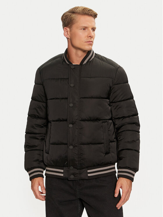 Guess Kurtka bomber M4BL31 WGJ92 Czarny Regular Fit
