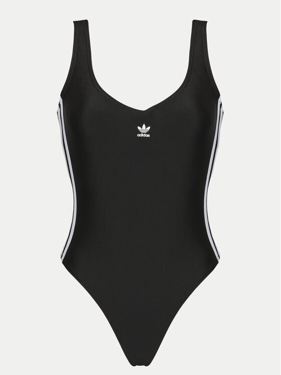 adidas Strój kąpielowy adicolor 3-Stripes JG5775 Czarny