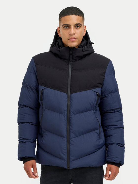Blend Kurtka zimowa 20717475 Granatowy Regular Fit