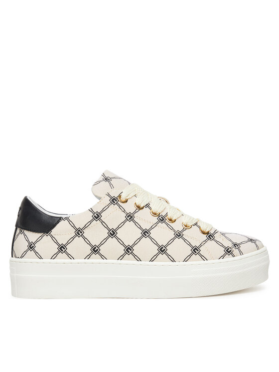 Elisabetta Franchi Sneakersy F4A9E0245 257 S Beżowy