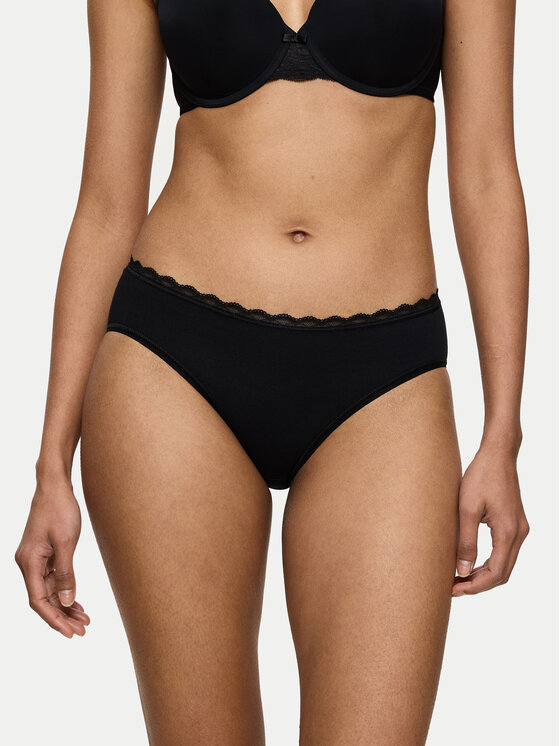 Triumph Figi klasyczne Feel Of Cotton 10224973 Czarny