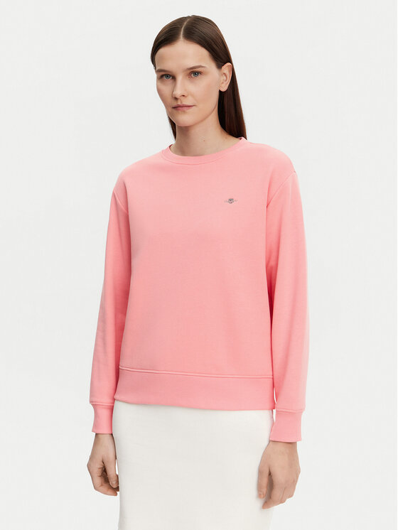Gant Bluza Shield 4201414 Różowy Relaxed Fit