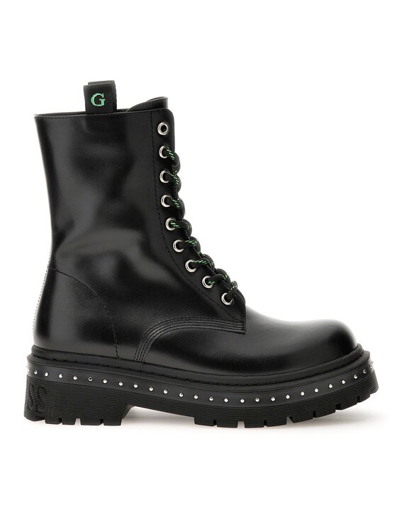 Guess Botki Joya FL7JYA LEA10 Czarny