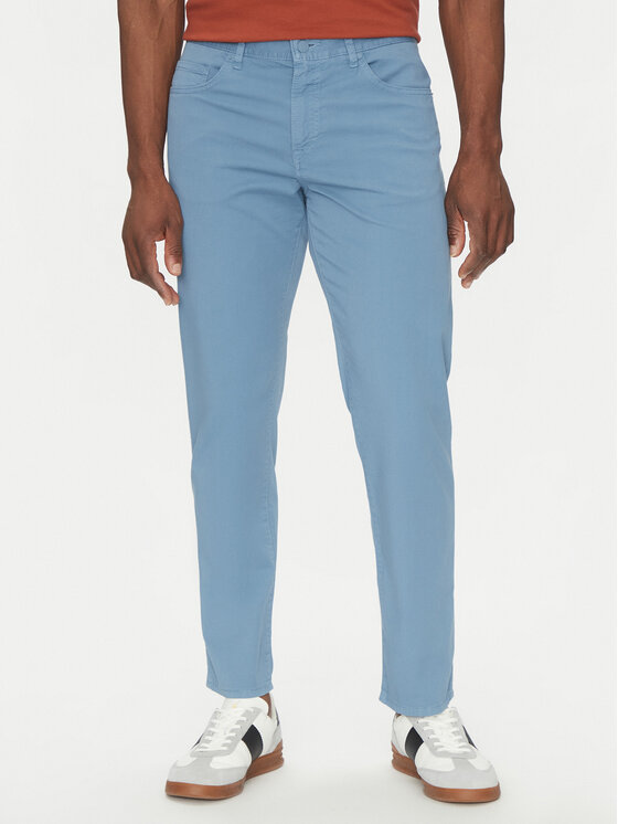 BOSS Spodnie materiałowe H-Re.Maine5 50538370 Błękitny Regular Fit