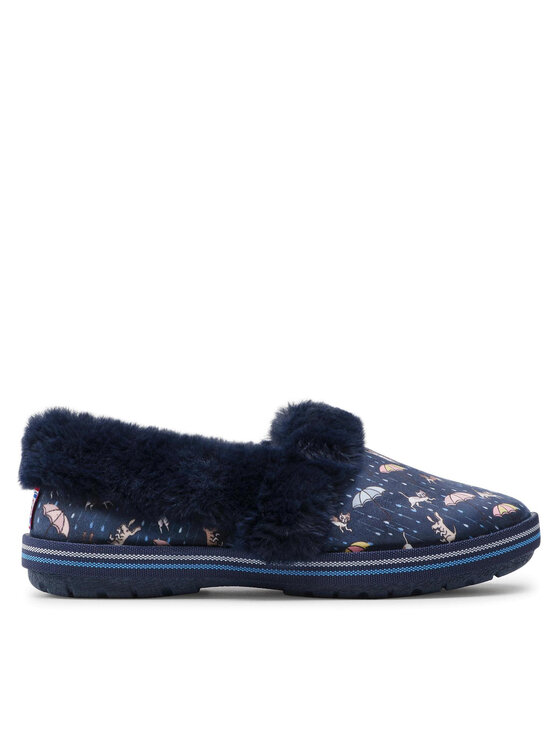 Skechers Kapcie BOBS Movie Night 113486/NVMT Granatowy