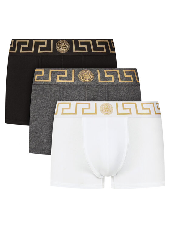 Versace Komplet 3 par bokserek AU10326 Kolorowy