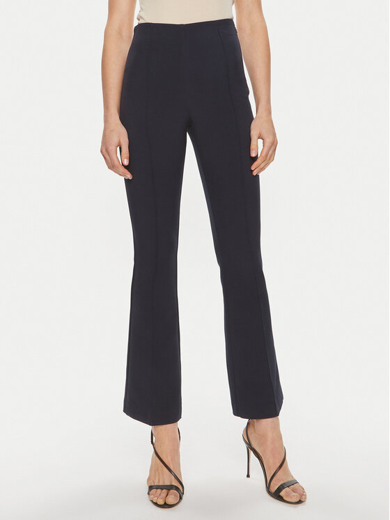 ONLY Spodnie materiałowe Astrid 15318359 Granatowy Flared Fit