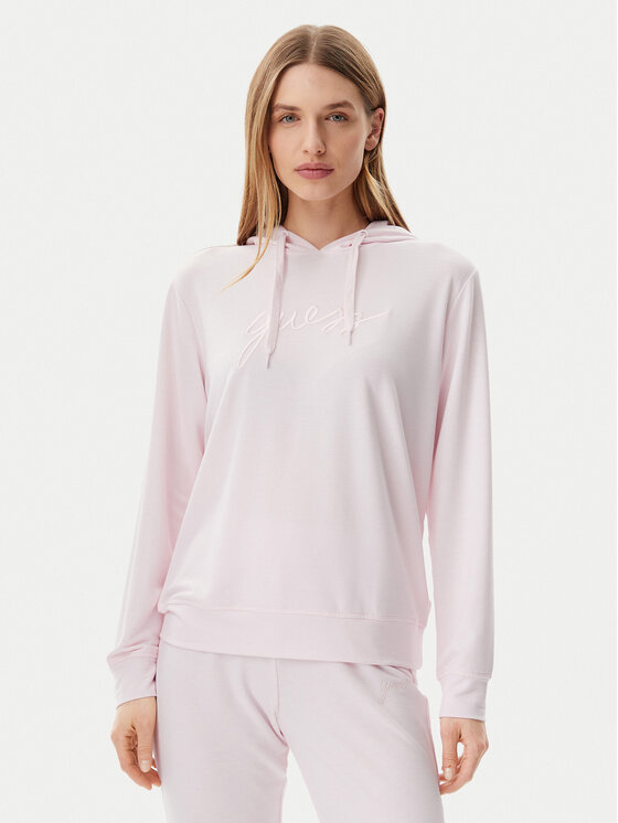 Guess Bluza O5GQ00 KCQP2 Różowy Regular Fit