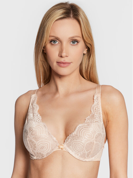 Wonderbra Biustonosz push-up WB000BHP Beżowy