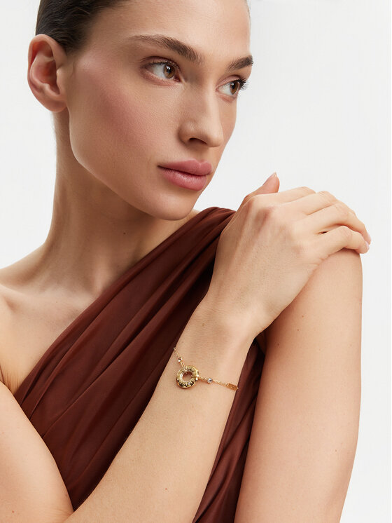 Guess Bransoletka Just Guess JUBB03 113JW Żółte złocenie