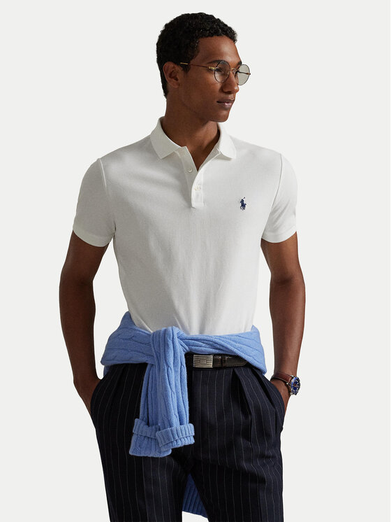 Polo Ralph Lauren Polo 710941439002 Biały Regular Fit