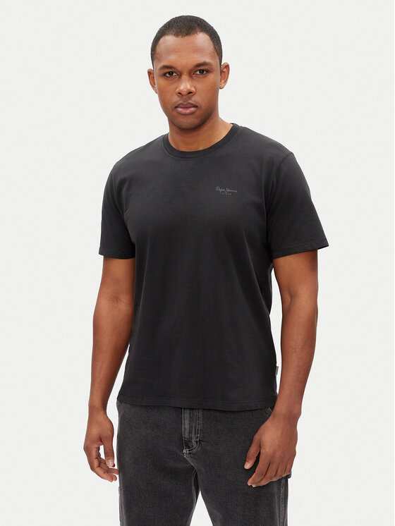 Pepe Jeans T-Shirt Jacko PM508664 Czarny Regular Fit