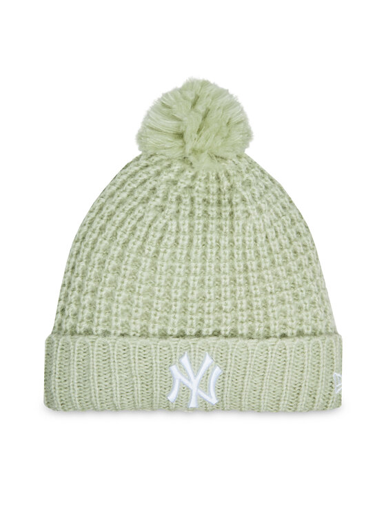 New Era Czapka Wmns Cosy Pom 60364285 Zielony