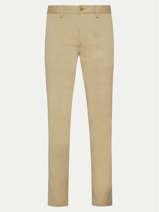 Tommy Hilfiger Chinosy Core Denton MW0MW28884 Beżowy Straight Fit