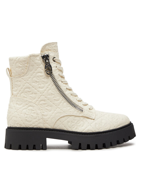 Guess Botki Fiona FLTFIO FAL10 Biały