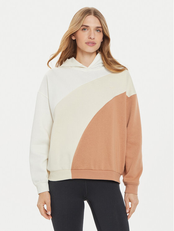 Roxy Bluza Waving Heart ERJFT04868 Beżowy Relaxed Fit