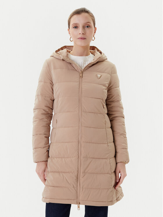 Guess Kurtka przejściowa V4YL05 WF3X0 Beżowy Regular Fit