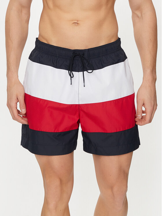 Tommy Hilfiger Szorty kąpielowe UM0UM03263 Kolorowy Regular Fit
