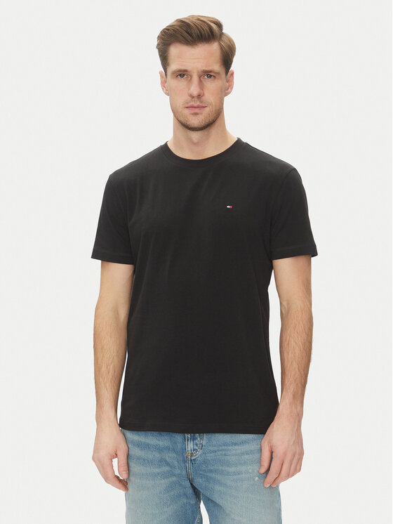 Tommy Hilfiger T-Shirt UM0UM03362 Czarny Regular Fit