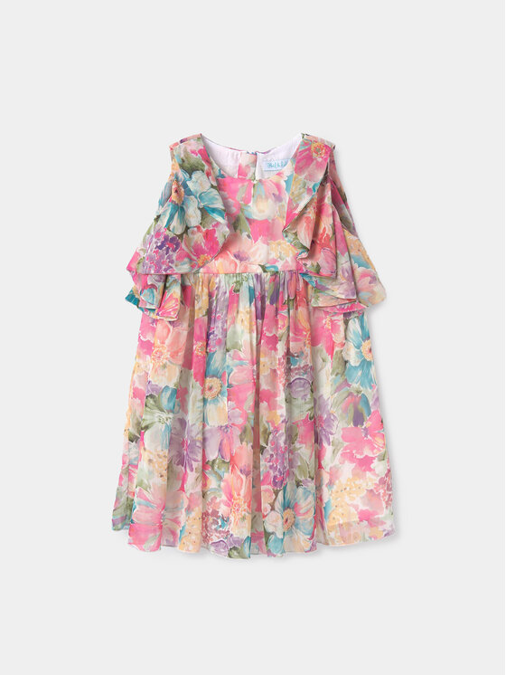 Abel & Lula Sukienka letnia 5048 Kolorowy Regular Fit