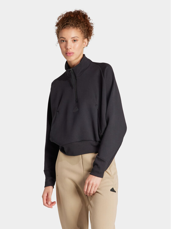 adidas Bluza Z.N.E. IP1538 Czarny Loose Fit