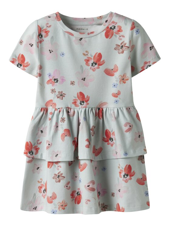 NAME IT Sukienka codzienna Fina 13244206 Niebieski Standard Fit