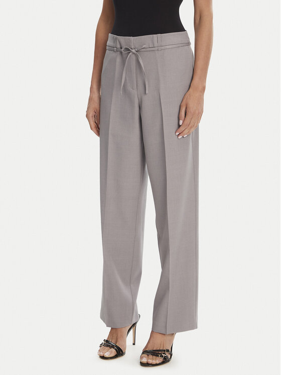 ONLY Spodnie materiałowe Marine 15338350 Szary Straight Fit