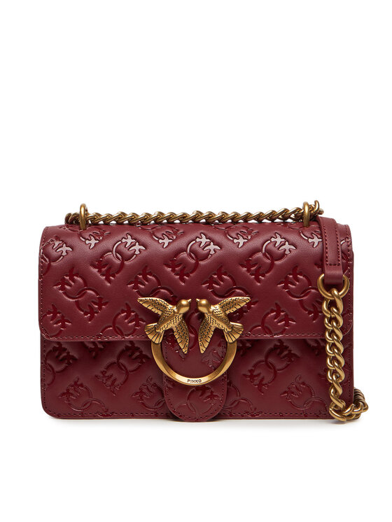 PINKO Torebka Love One Mini Dc 100074 A1YB Y1HQ Bordowy