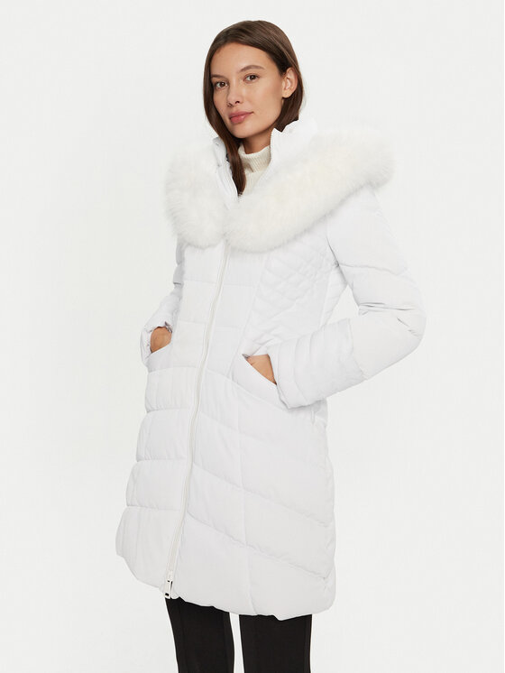 Guess Kurtka puchowa New Oxana W4BL61 WGLZ0 Biały Regular Fit