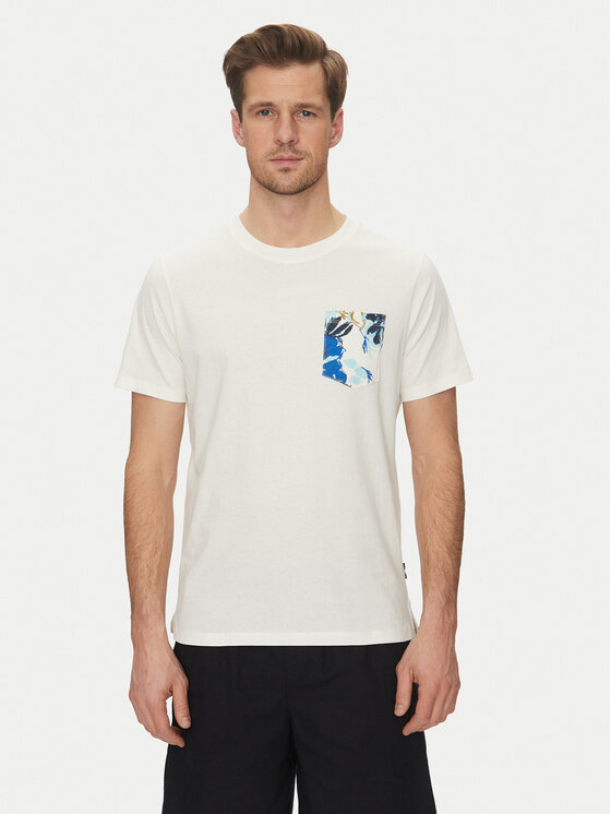 Blend T-Shirt 20718297 Biały Regular Fit