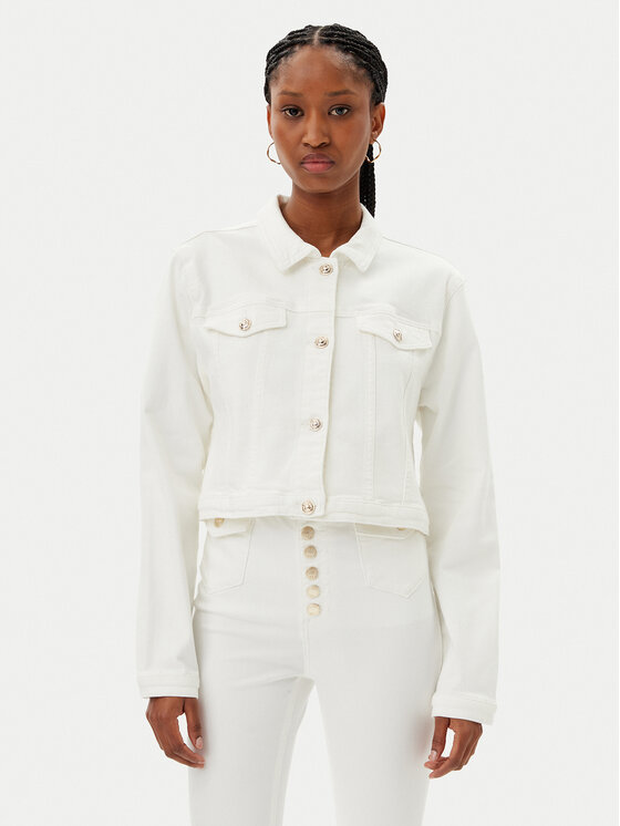 MET Kurtka jeansowa M10 175GC Biały Regular Fit