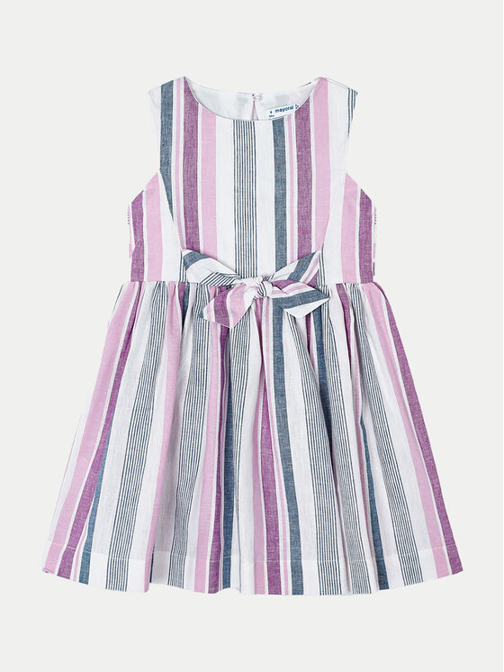 Mayoral Sukienka letnia 3925 Fioletowy Regular Fit