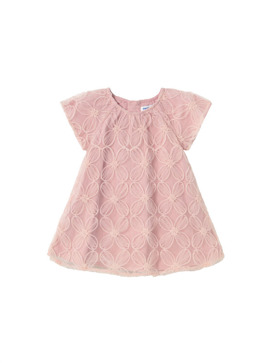 Mayoral Sukienka elegancka 1982 Różowy Regular Fit