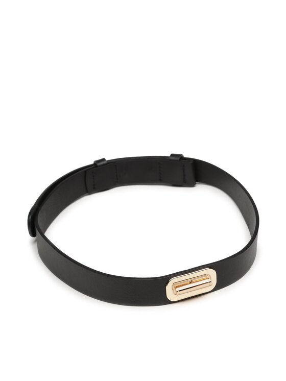Tommy Hilfiger Pasek na talię Turnlock 2.5 AW0AW14723 Czarny