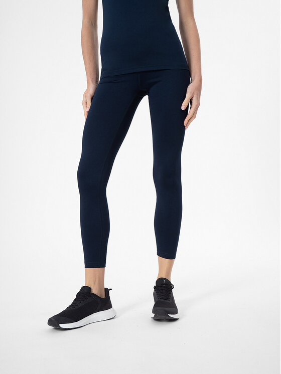 4F Legginsy 4FSS23TFTIF077 Granatowy Slim Fit